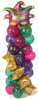 Make your Mardi Gras celebration 'POP' with this colorful decor addition